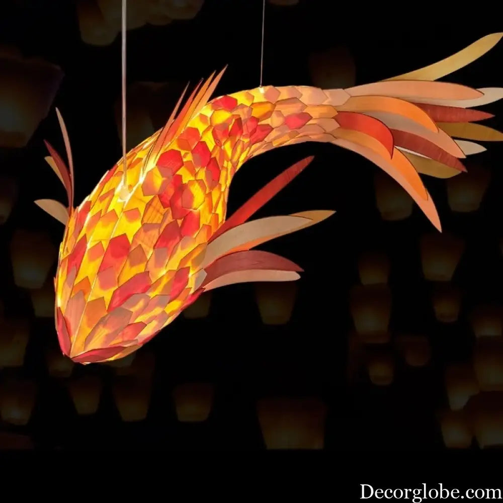 Decorative Fish Shaped Chandelier Pendant Light for Restaurant & Cafe Interiors | Chandelier