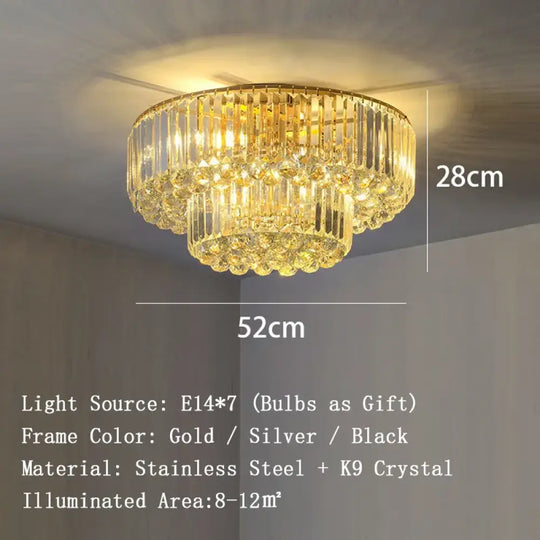 Dimmable LED Ceiling Lights - Classical Elegance with Remote Control for Living Room Decor - DecorGlobe
