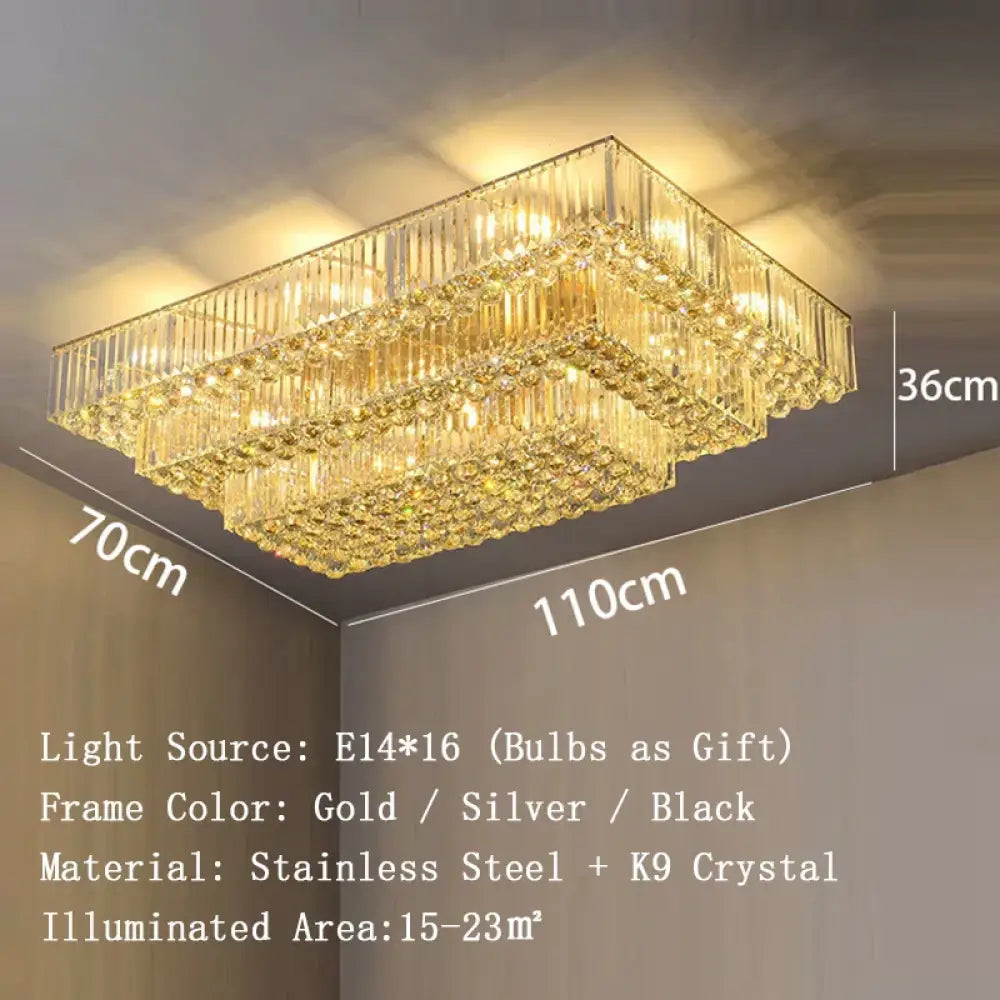 Dimmable LED Ceiling Lights - Classical Elegance with Remote Control for Living Room Decor - DecorGlobe