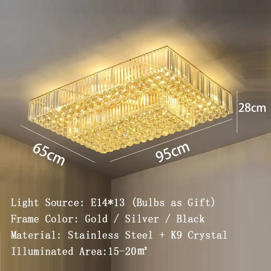 Dimmable LED Ceiling Lights - Classical Elegance with Remote Control for Living Room Decor - DecorGlobe