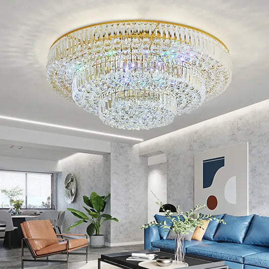Dimmable LED Ceiling Lights - Classical Elegance with Remote Control for Living Room Decor - DecorGlobe