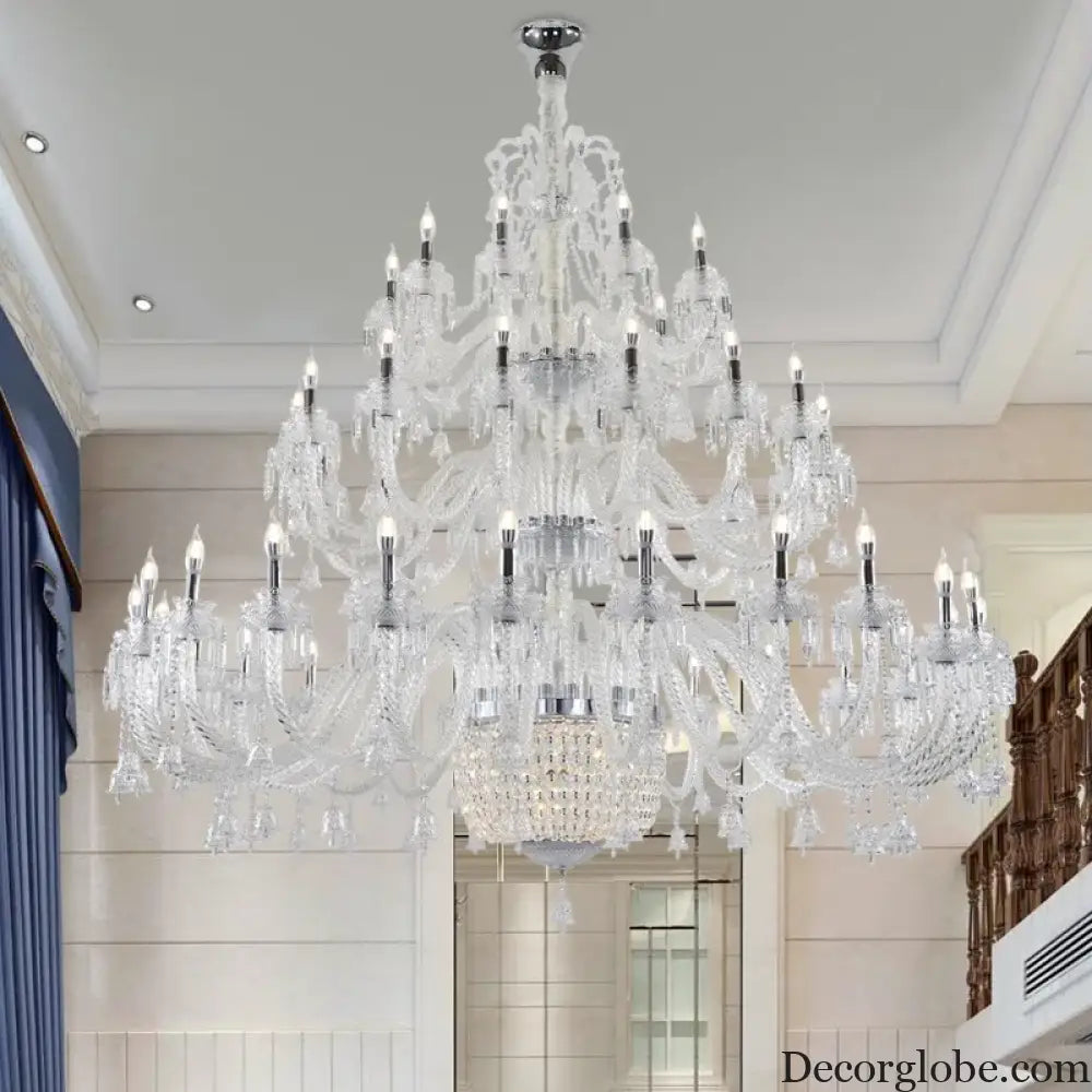 Dorina Three tier Crystal Chandelie Chandelier