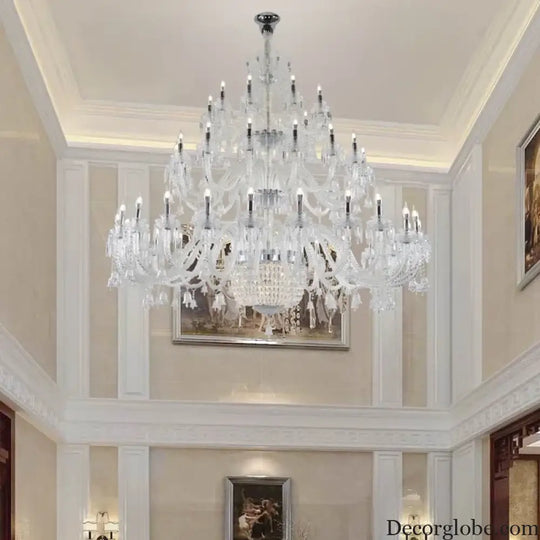 Dorina Three tier Crystal Chandelie Chandelier