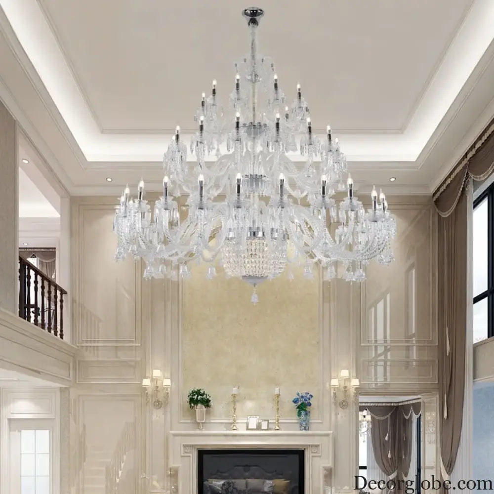 Dorina Three tier Crystal Chandelie Chandelier