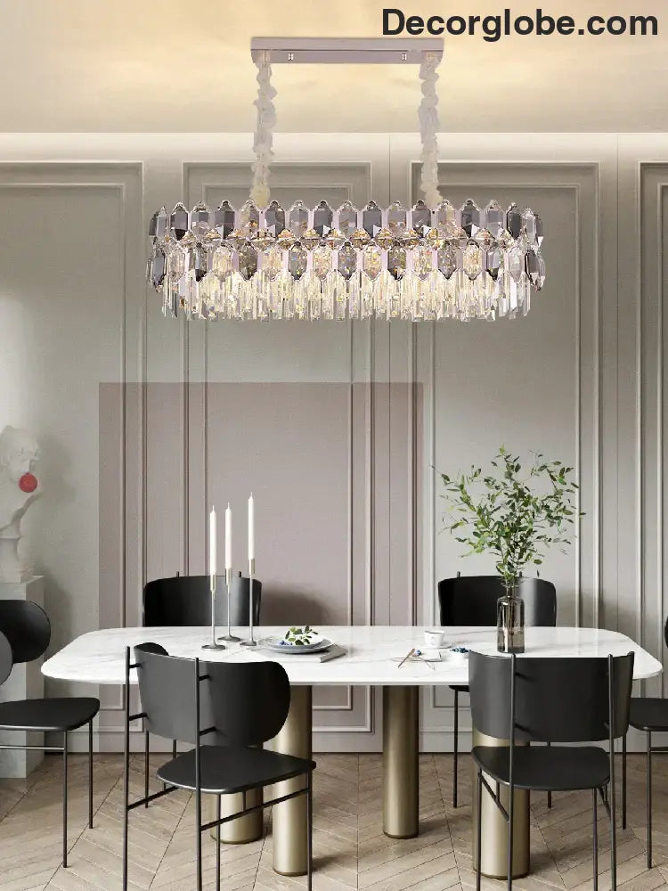 Elegant Crystal Chandelier with a Touch of Light Luxury - Post-Modern Golden Beauty for Living Rooms, Dining Rooms, and Bedrooms - DecorGlobe