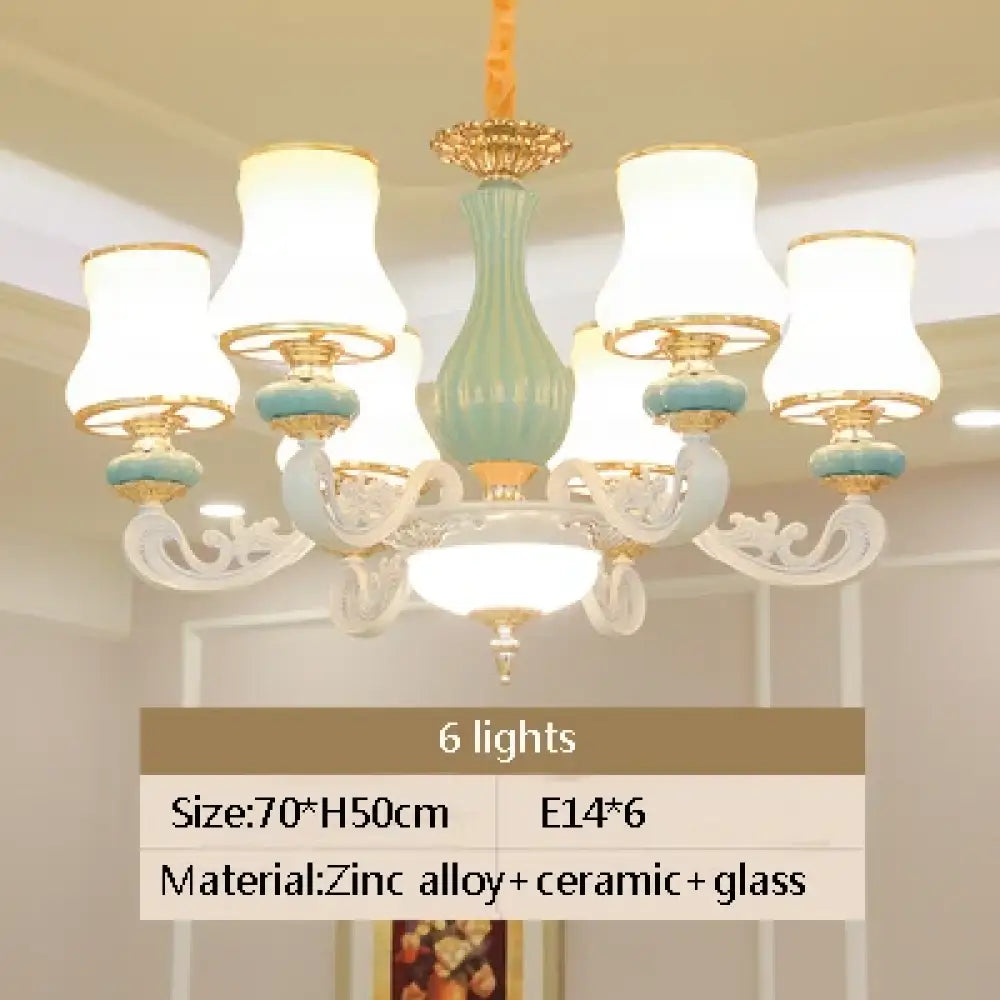 Elegant European-Style Duplex Building Chandelier - Ideal for Villa Living Rooms, Grand Halls, and Stairwells - DecorGlobe