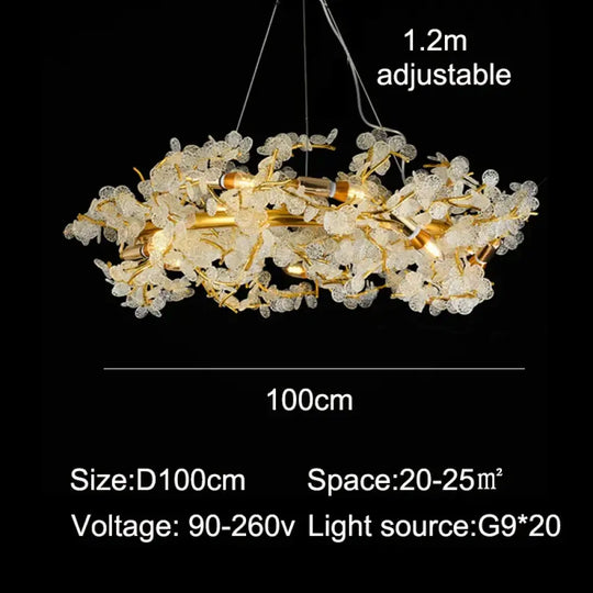 Elegant French Luxury Chandeliers - Postmodern Villa Living Room Lights with Creative Branch Crystal Design for Bedrooms, Dining Rooms, and Tea Rooms - DecorGlobe