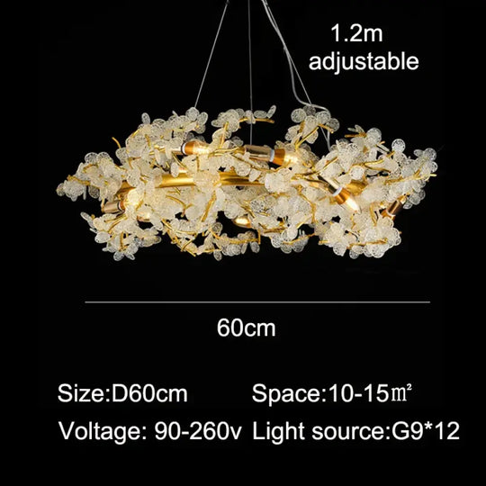 Elegant French Luxury Chandeliers - Postmodern Villa Living Room Lights with Creative Branch Crystal Design for Bedrooms, Dining Rooms, and Tea Rooms - DecorGlobe