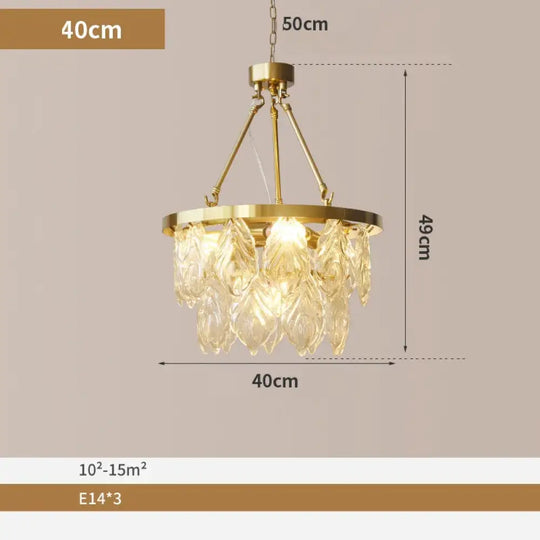 Elegant Round Water Drop Golden Chandelier - A Postmodern Light Luxury Fixture for Living Rooms, Bedrooms, and Dining Spaces - DecorGlobe