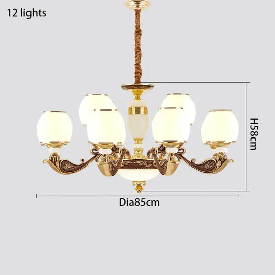European Style Large Chandelier - Elegance for Living Rooms, Hotels, Villas, and Grand Hallways - DecorGlobe