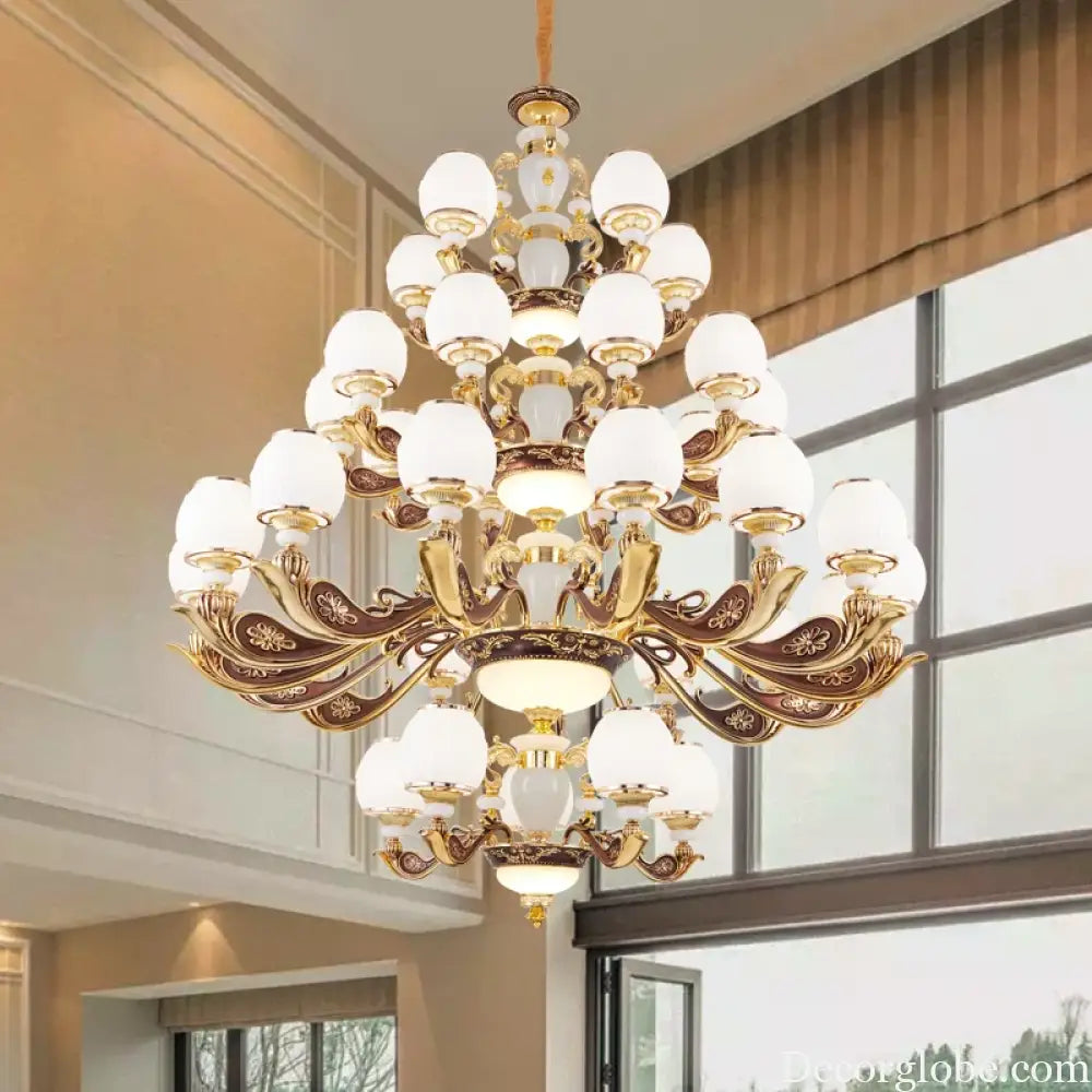 European Style Large Chandelier - Elegance for Living Rooms, Hotels, Villas, and Grand Hallways - DecorGlobe