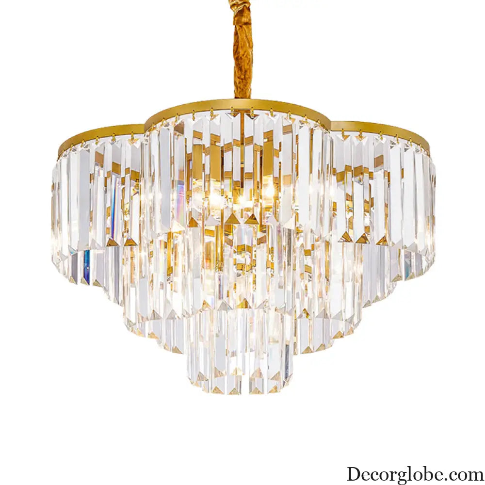 Enchanting Elegance: A Modern Masterpiece in Gold - DecorGlobe