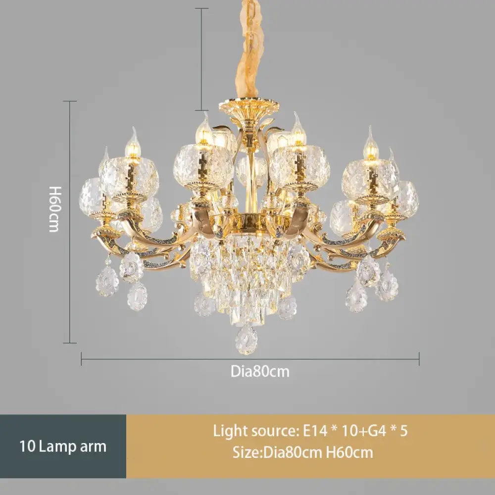 European Modern Simple Chandelier - Luxury Lighting for Home, Villa, Hotel, and Duplex Architectural Spaces - DecorGlobe