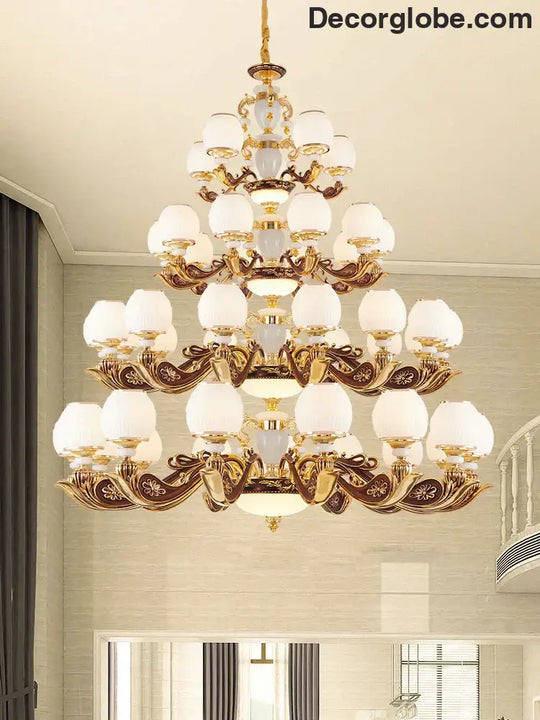 European Style Large Chandelier - Elegance for Living Rooms, Hotels, Villas, and Grand Hallways - DecorGlobe