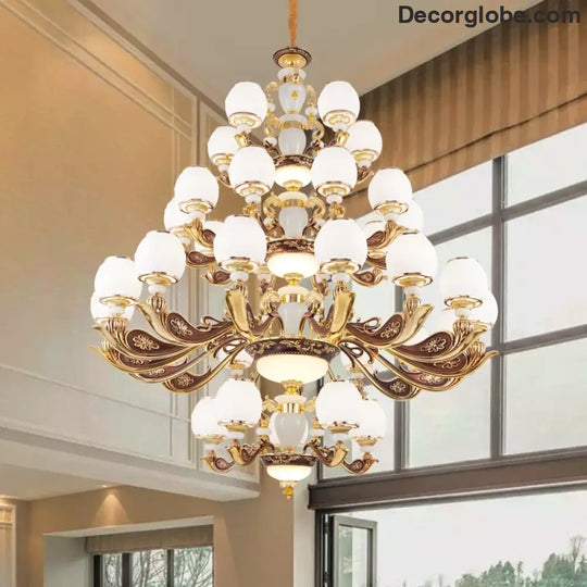 European Style Large Chandelier - Elegance for Living Rooms, Hotels, Villas, and Grand Hallways - DecorGlobe