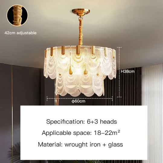 French Luxury Chandelier - Postmodern Designer Elegance for Living Rooms, Master Bedrooms, and Dining Spaces - DecorGlobe