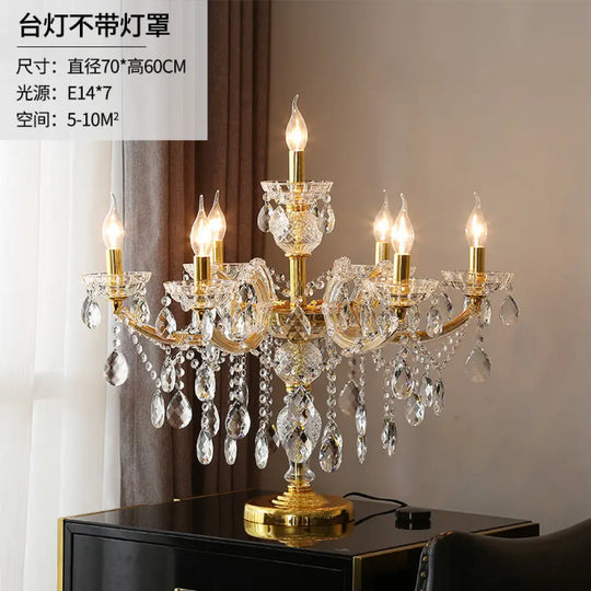 European Living Room Crystal Floor Lamp High-end Corridor Hotel Banquet Hall Luxury Lamp Floor Lamp Wedding Room