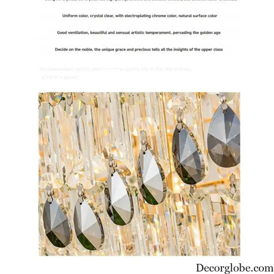 Grand Crystal Mezzanine Pendant Chandelier for High Ceiling Spaces Chandelier