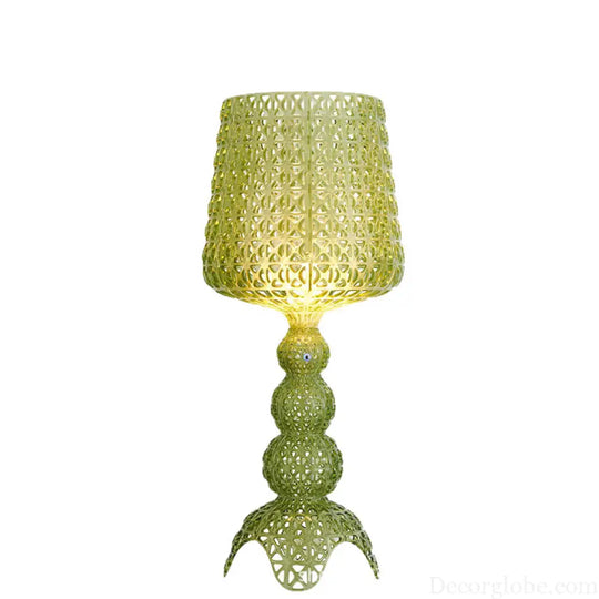 Italian Minimalist Living Room Hotel Decoration Nordic Modern Bedroom Study Hollow Wine Glass Table Lamp Atmosphere Lamp