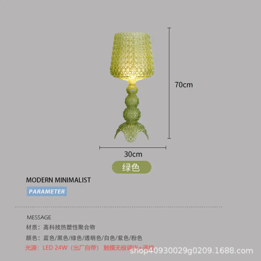 Italian Minimalist Living Room Hotel Decoration Nordic Modern Bedroom Study Hollow Wine Glass Table Lamp Atmosphere