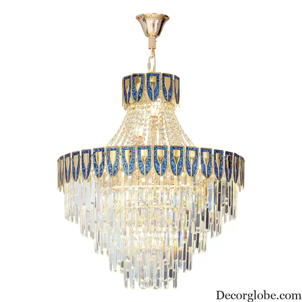 High-End Crystal Chandelier - Artistic Lighting for Living and Dining Spaces, Luxury Hotels, and Duplex Homes - DecorGlobe