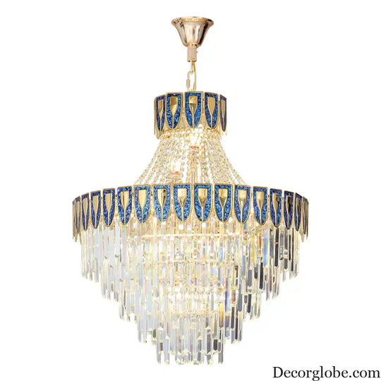 High-End Crystal Chandelier - Artistic Lighting for Living and Dining Spaces, Luxury Hotels, and Duplex Homes - DecorGlobe