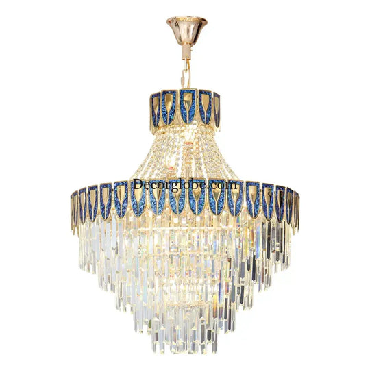 High-End Crystal Chandelier - Artistic Lighting for Living and Dining Spaces, Luxury Hotels, and Duplex Homes - DecorGlobe