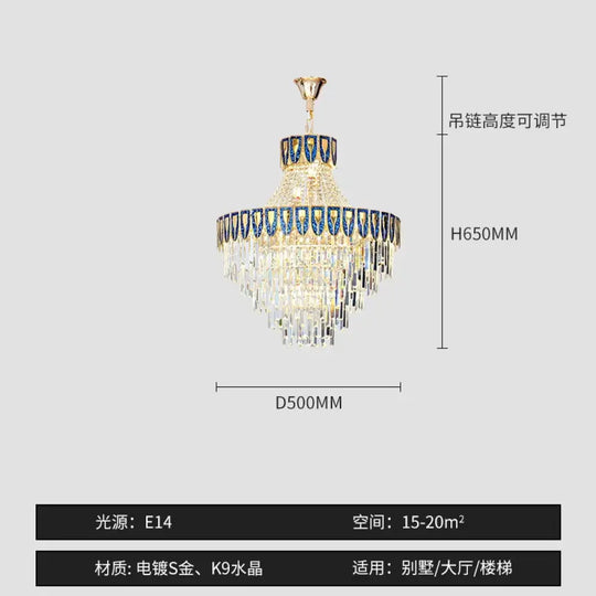 High-End Crystal Chandelier - Artistic Lighting for Living and Dining Spaces, Luxury Hotels, and Duplex Homes - DecorGlobe