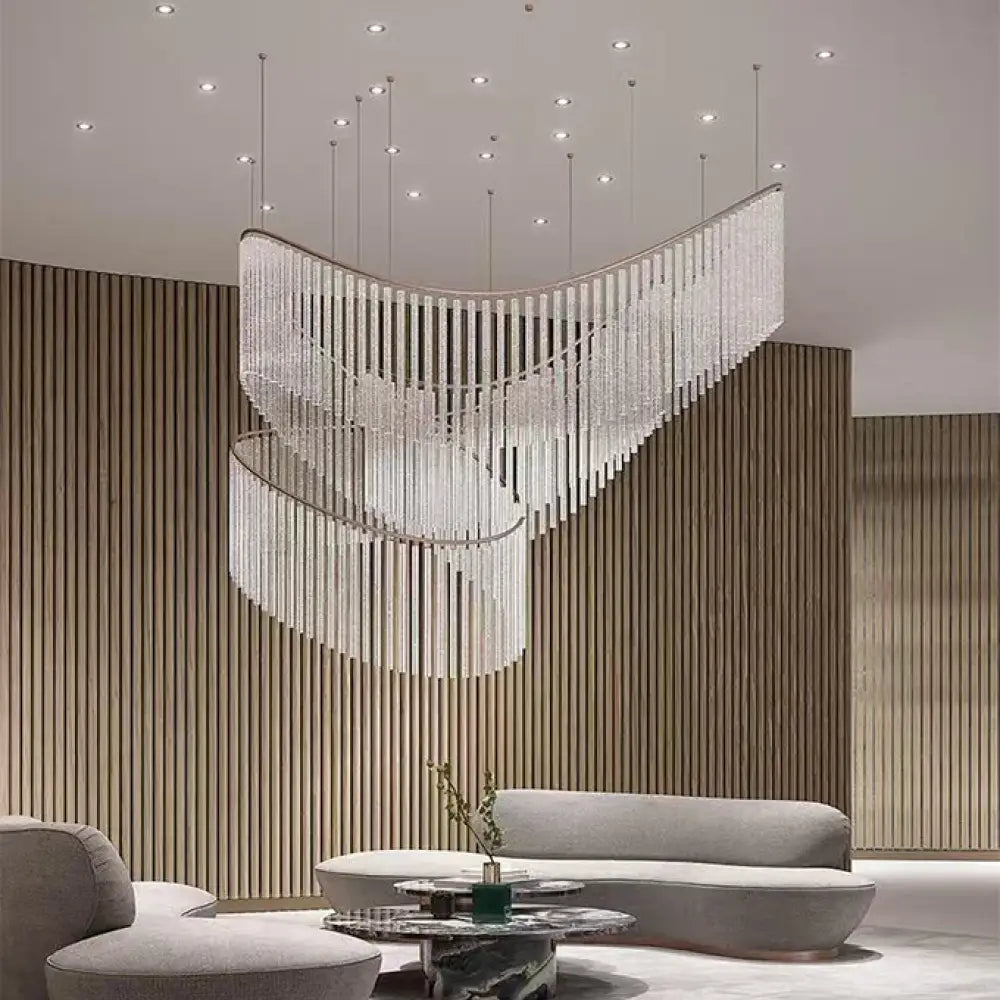 Isabella Custom Build Luxury Glass LED Chandelier Chandelier