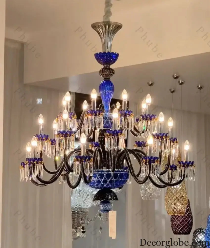 Large Crystal Chandelier for Foyer and Living Room Chandelier