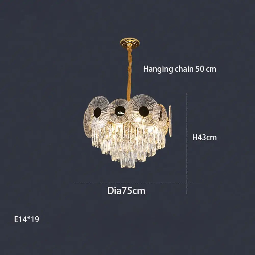 Light Luxury Crystal Chandelier - Post-Modern Elegance for Creative Living, Dining, and Bedrooms - DecorGlobe