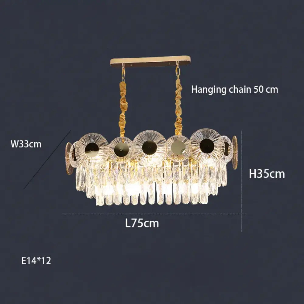 Light Luxury Crystal Chandelier - Post-Modern Elegance for Creative Living, Dining, and Bedrooms - DecorGlobe