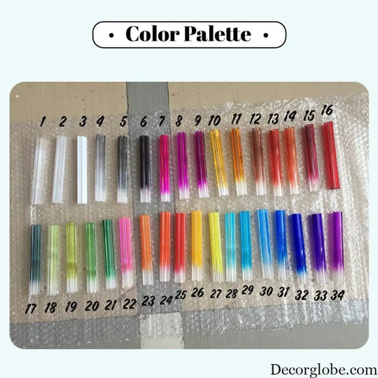 LUXARA Orange Hand-Blown Glass Statement Chandelier chandelier