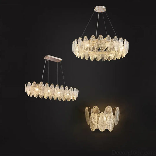 Luxurious Crystal Chandelier for Living Rooms and Master Bedrooms - Nordic Postmodern Minimalist Elegance - DecorGlobe