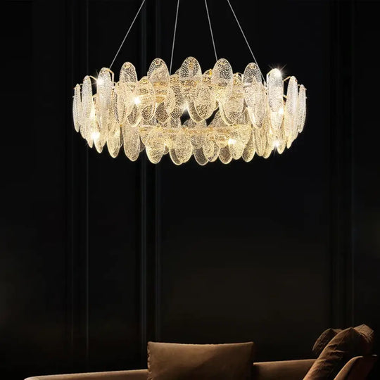 Luxurious Crystal Chandelier for Living Rooms and Master Bedrooms - Nordic Postmodern Minimalist Elegance - DecorGlobe