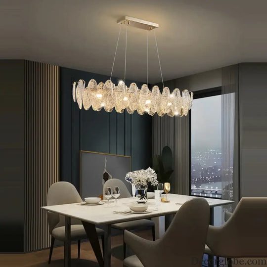Luxurious Crystal Chandelier for Living Rooms and Master Bedrooms - Nordic Postmodern Minimalist Elegance - DecorGlobe