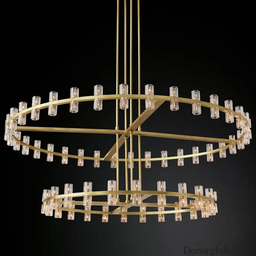 Luxurious Crystal Chandelier - Modern Elegance for Villa Duplexes, Living Rooms, and Home Decor - DecorGlobe