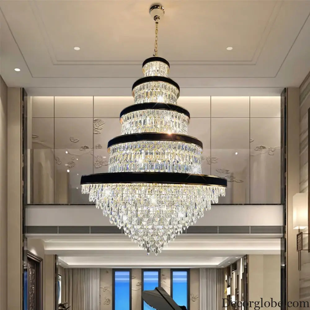Luxury Crystal Pendant Chandelier for Duplex and Hotel Lobby chandelier