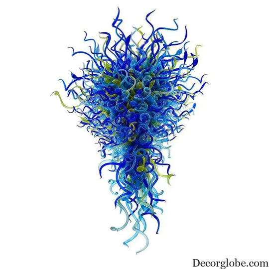 Luxury Hand Blown Glass Pendant Lamp for Stairwell Decor Chandelier