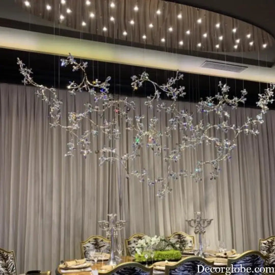 Luxury LED Rotating Crystal Chandelier – Modern Villa & Hotel Statement Lighting 50 / 1 Bulb / Golden|luxury Chandelier