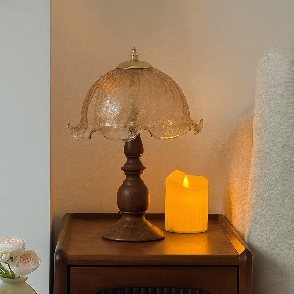 French Retro Middle Ancient Table Lamp Bedroom Bedside Lamp Advanced Sense American Style New Chinese Style Master
