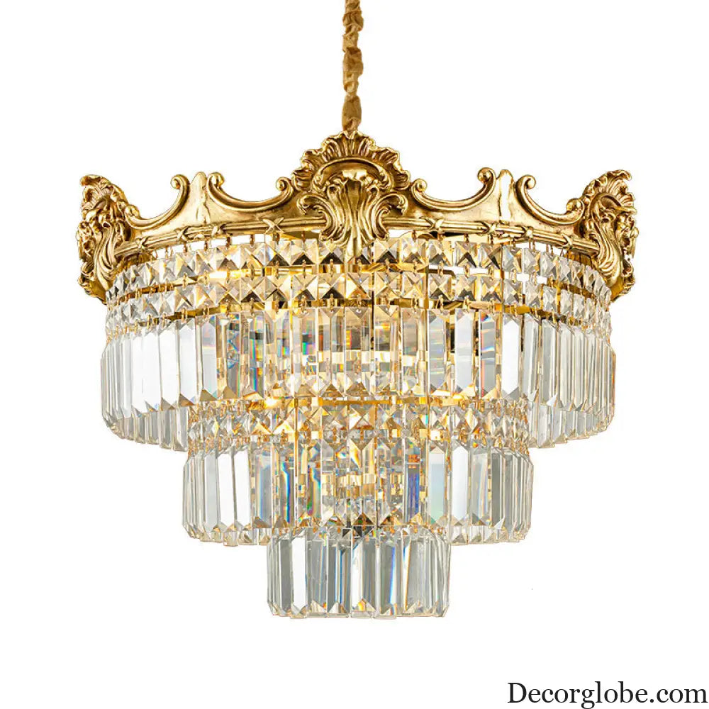 Mila - French All-Copper Crystal Chandelier Chandelier
