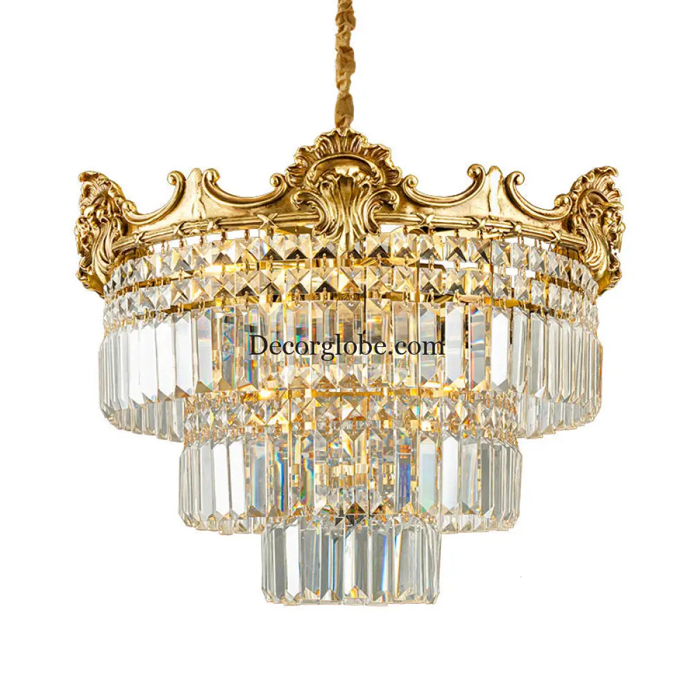 Mila - French All-Copper Crystal Chandelier Chandelier
