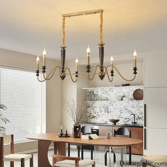 Milada Nordic Ceiling Chandelier with LED Candle Lights Chandelier