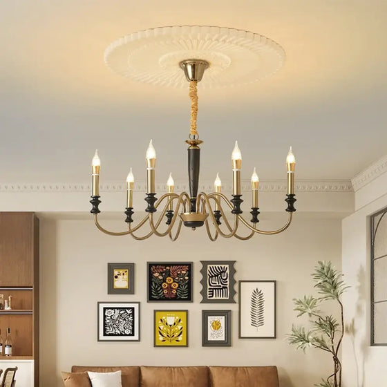 Milada Nordic Ceiling Chandelier with LED Candle Lights