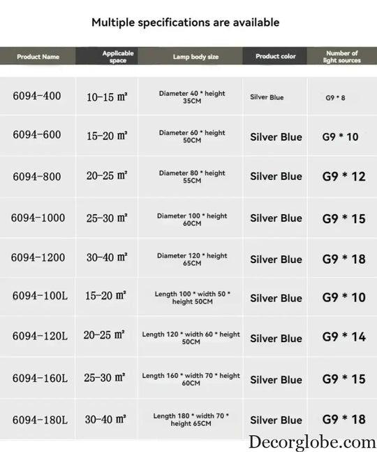 Modern Branch Chrome Crystal Chandelier – 8-Light Luxury Pendant Chandelier