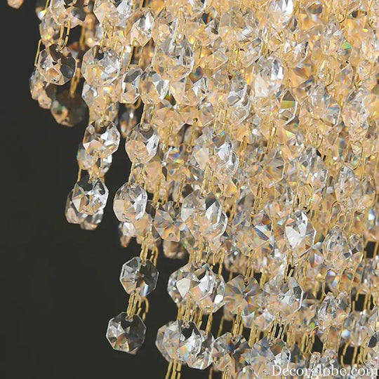 Modern Crystal Chandelier - Artful Elegance for Living and Dining Spaces - DecorGlobe
