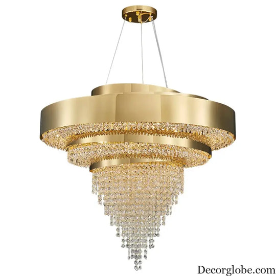 Modern Crystal Chandelier - Artful Elegance for Living and Dining Spaces - DecorGlobe