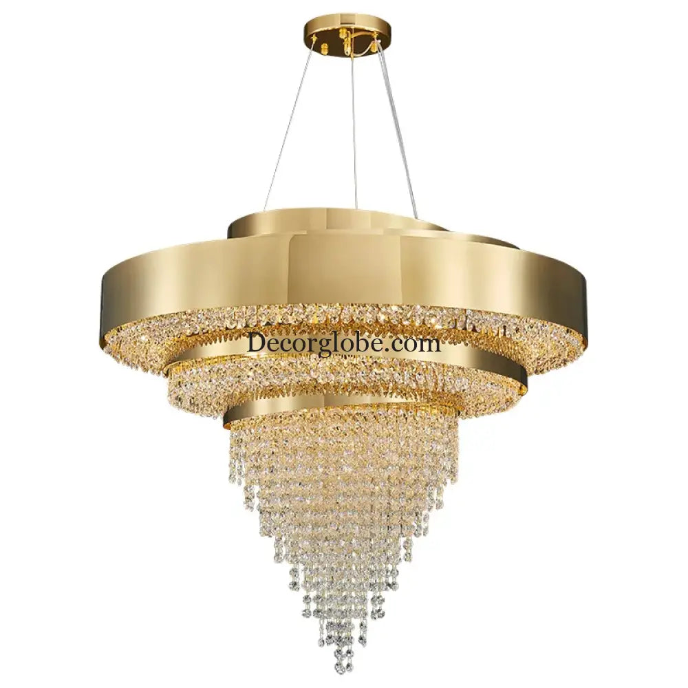 Modern Crystal Chandelier - Artful Elegance for Living and Dining Spaces - DecorGlobe