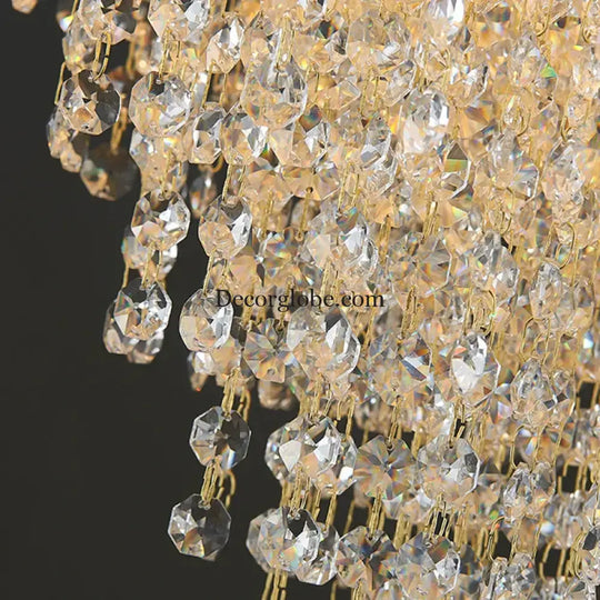 Modern Crystal Chandelier - Artful Elegance for Living and Dining Spaces - DecorGlobe